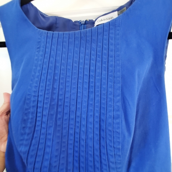 Calvin Klein Vibrant Blue Midi Dress - Picture 5 of 11